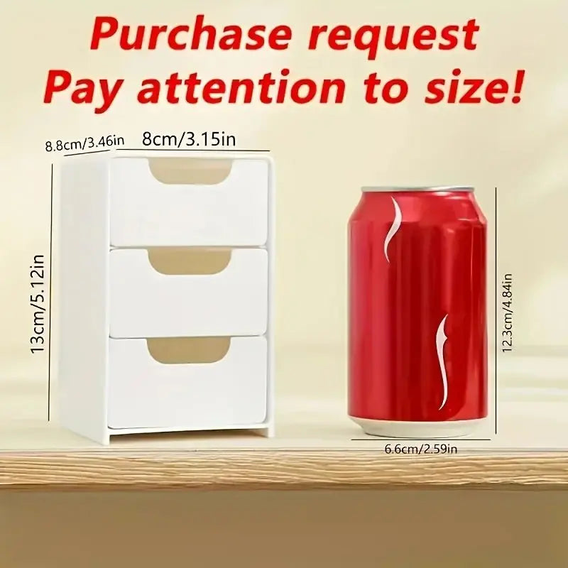 3 Tier Desk Organizer Drawer Storage Box - House Flexa