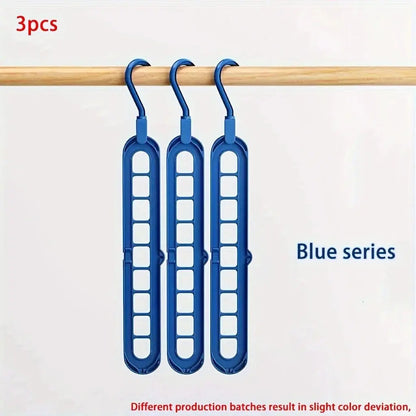 Foldable 9 Hole Space Saving Hangers - House Flexa