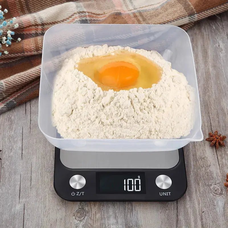 Digital Kitchen Scale 15Kg/1g - Professional Stainless Steel Food Scale for Cooking & Baking - House Flexa