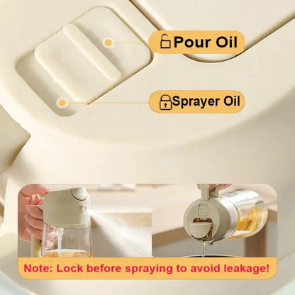 2 - in - 1 500ml Oil Sprayer Dispenser Bottle - House Flexa