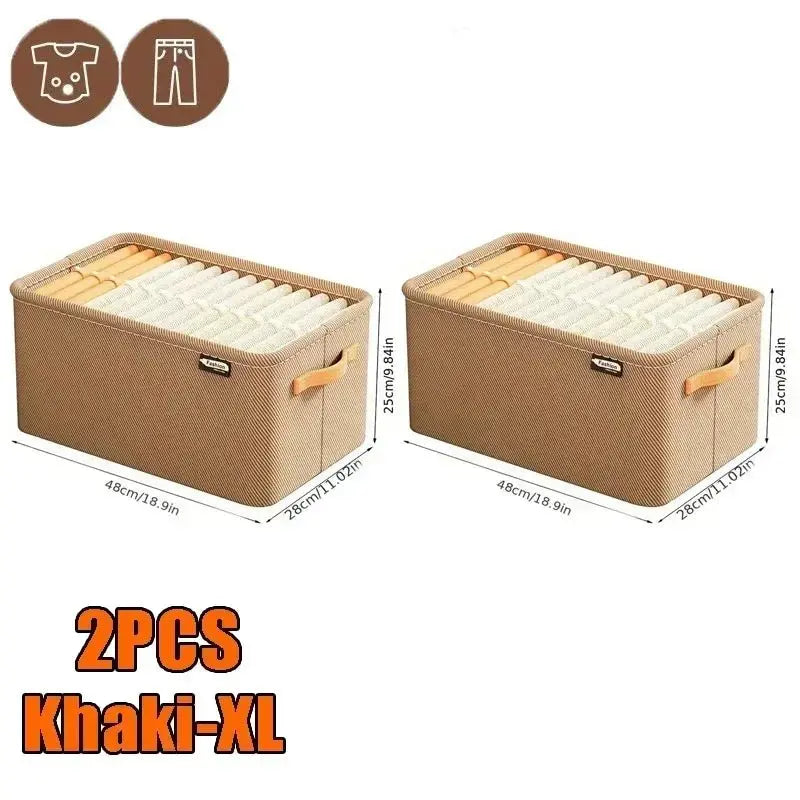 Thicken Pants Sweater Wardrobe Storage Box - House Flexa