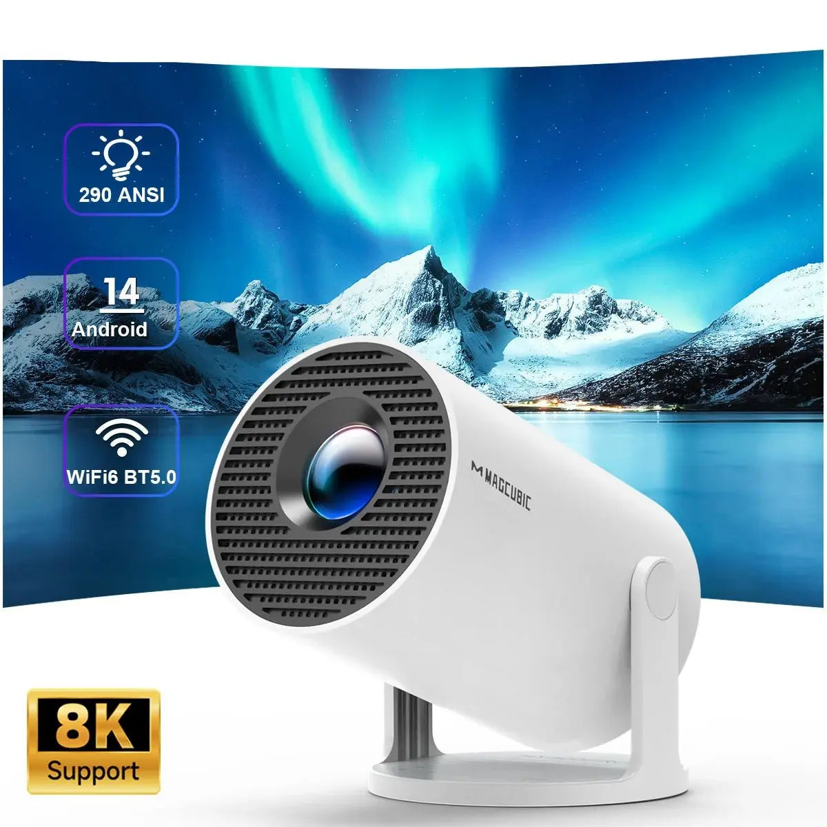 Magcubic Pro Android 14 Projector - House Flexa
