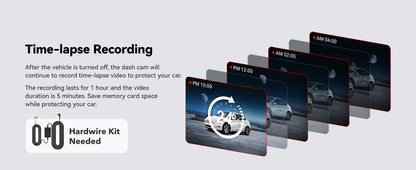 Car Dash Cam - Redtiger F8 5GHz Wifi Touch Screen 4K Front Dash Cam - House Flexa