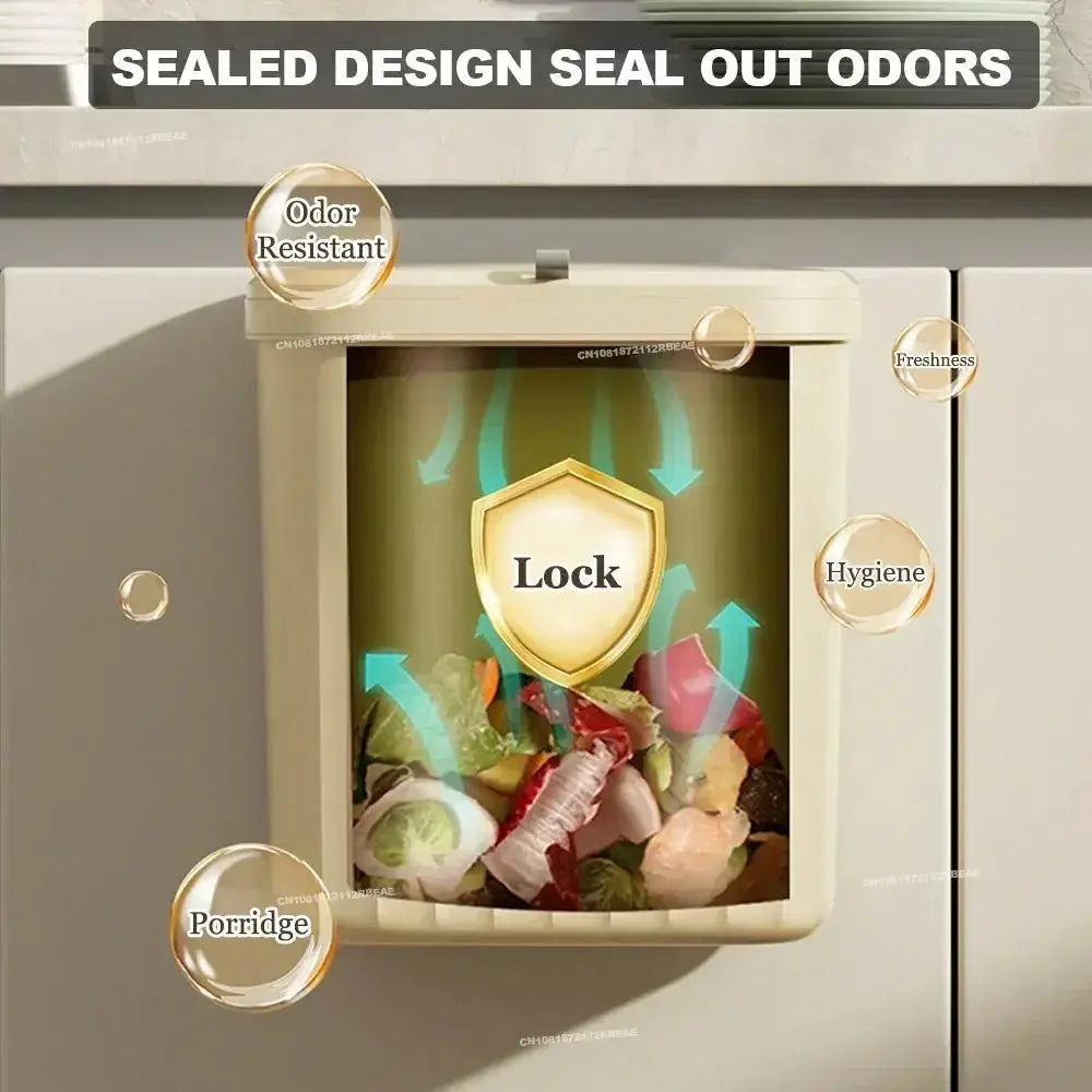 Wall Mounted Kitchen Trash Can - House Flexa