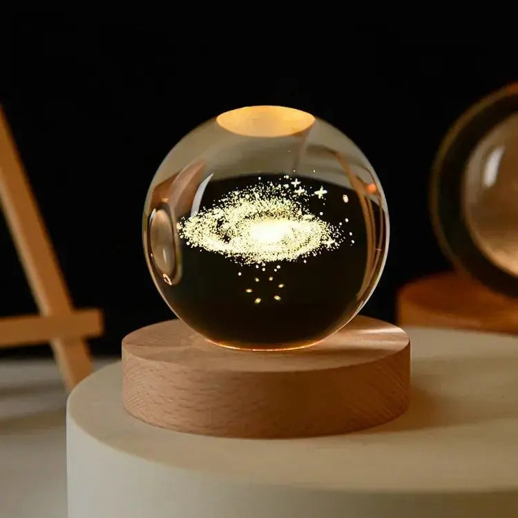 Moon Crystal Sphere Galaxy Globe Night Light - House Flexa
