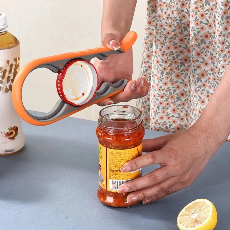 4 In 1 Kitchen Jar Lid Bottle Can Opener - House Flexa