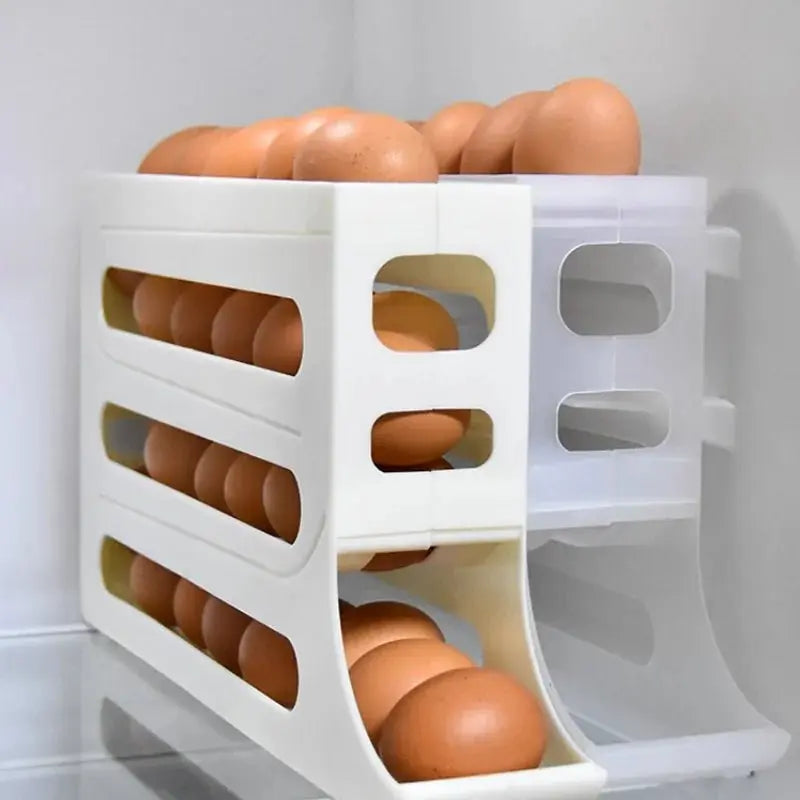 Automatic Rolling Egg Storage Box - House Flexa