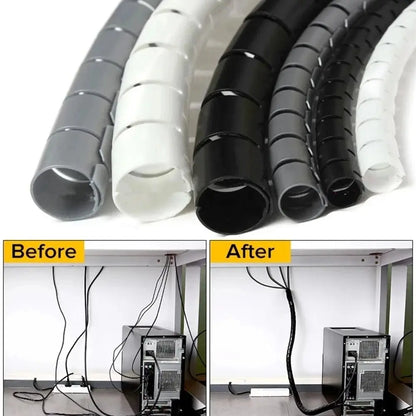 Flexible Spiral Cable Organizer - House Flexa