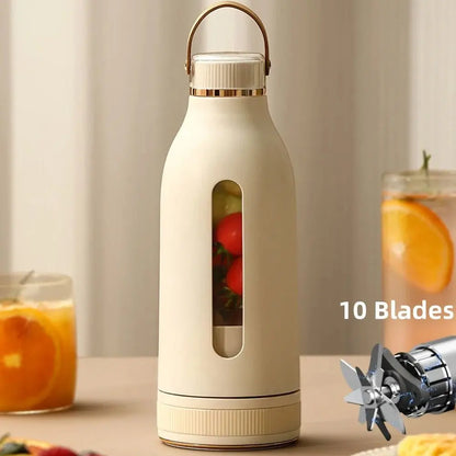 Portable 400ML USB Rechargeable Juicer Blender - House Flexa