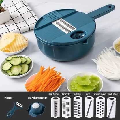 Manual Multi - Function Vegetable Cutter - House Flexa