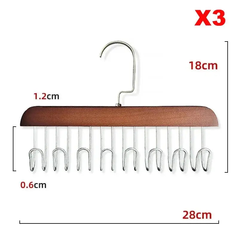Multi Functional Wooden Bra Hanger Organizer - House Flexa