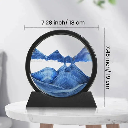 3D Quicksand Sand Art Hourglass Glass - House Flexa