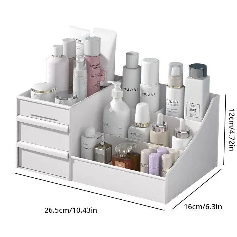 White Drawer Makeup Storage Box - House Flexa