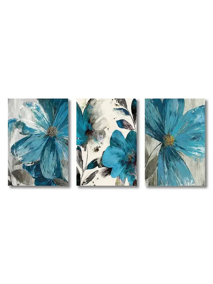 Botanical Flower Canvas Wall Art - House Flexa