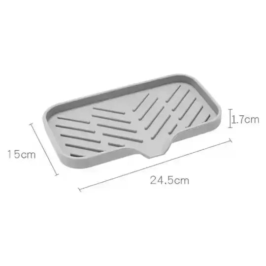 Silicone Sink Tray Soap Sponge Holder - House Flexa