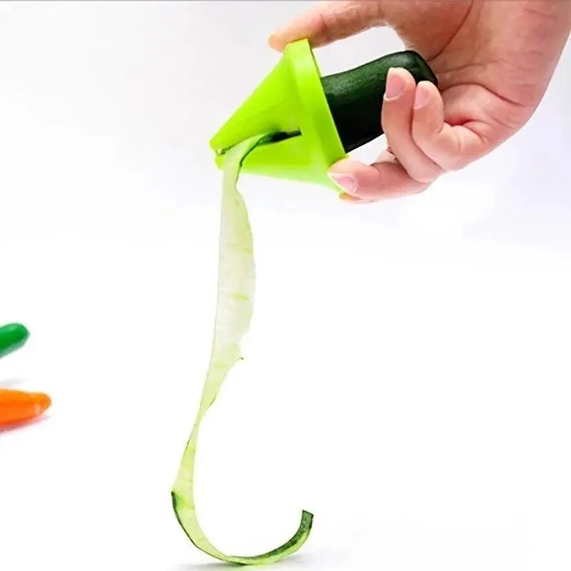 Manual Rotating Vegetable Shredder Spiral Peeler - House Flexa