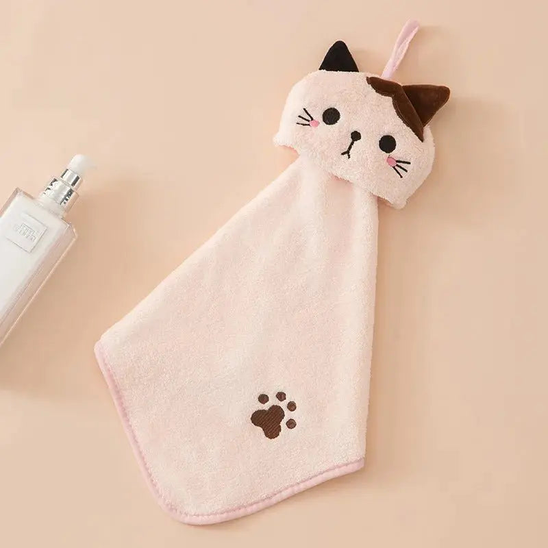 Cute Cat Hanging Towel - House Flexa