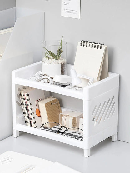 Double Layer Desktop Storage Rack - House Flexa