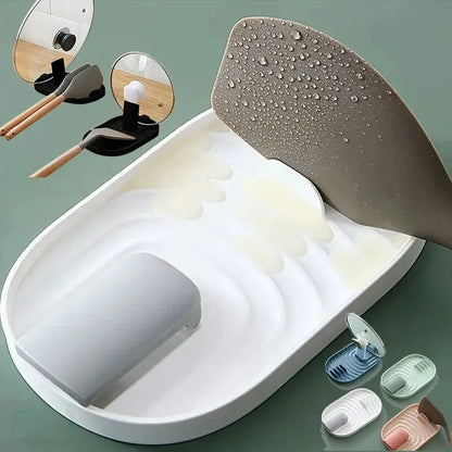 Foldable Spoon Rest Pot Lid Holder - House Flexa