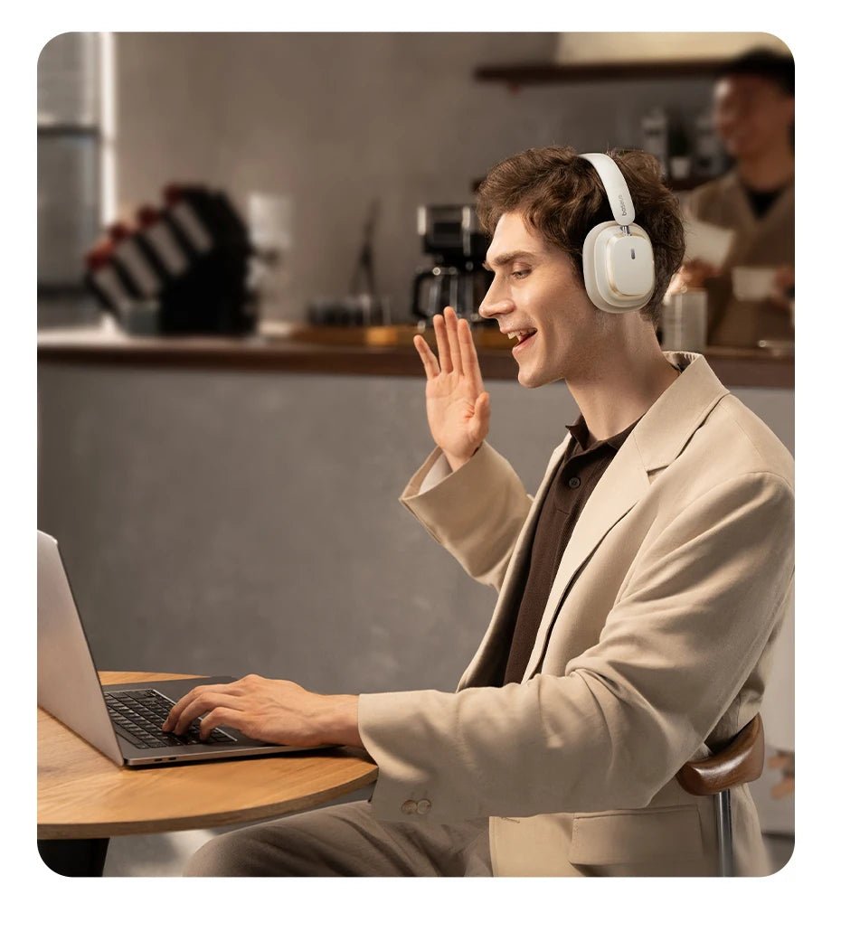 Baseus Bowie H1s Wireless Headphones | Bluetooth 5.4 Noise Canceling 120H Battery - House Flexa