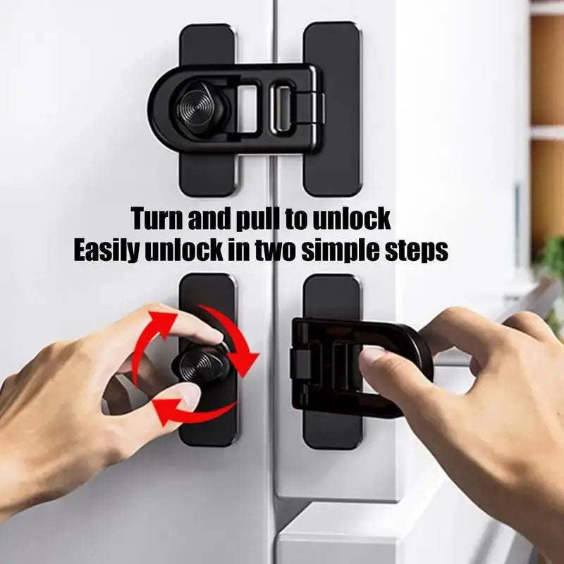 Refrigerator Safety Lock Fridge Freezer Cabinet Protector - House Flexa