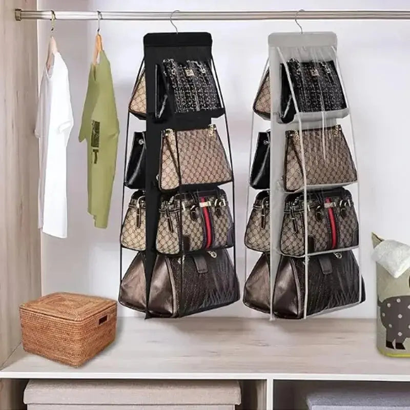 Wardrobe Side Rack Double Sided Multi Layer Wardrobe Rack - House Flexa