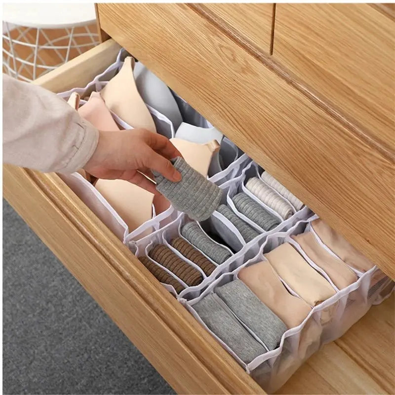 Multi Compartment Underwear Storage Box - House Flexa