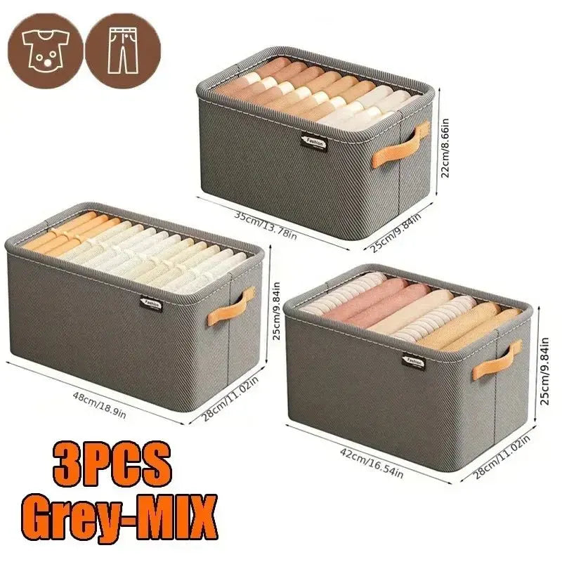 Thicken Pants Sweater Wardrobe Storage Box - House Flexa