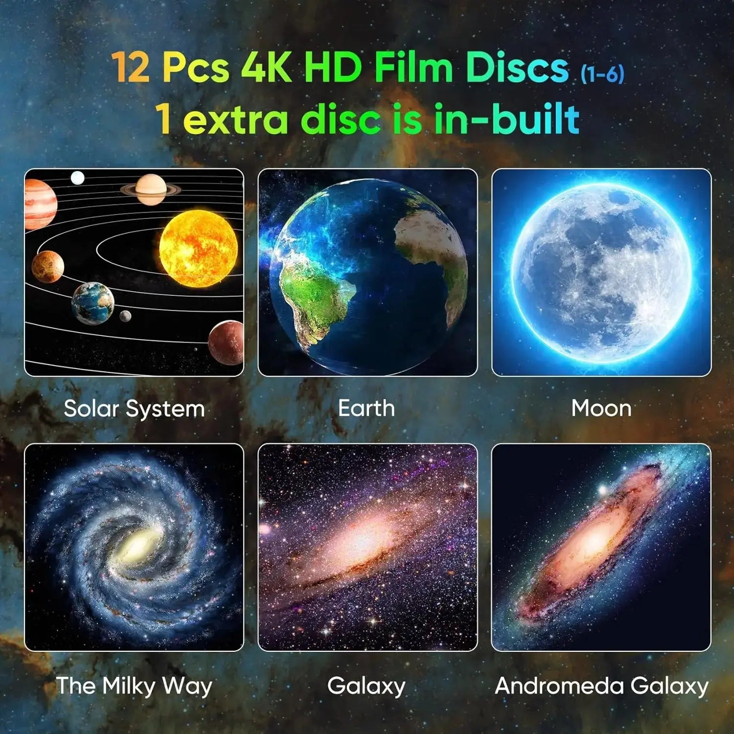 Galaxy Star Projector HD Planetarium Light - House Flexa