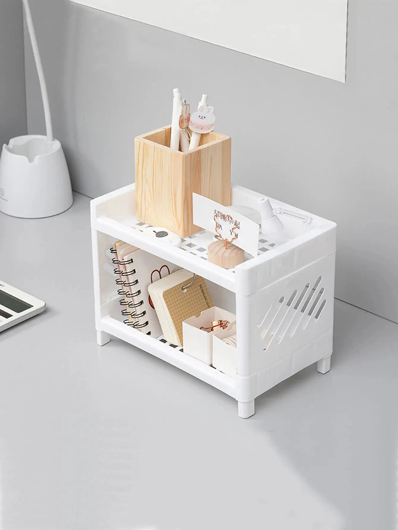 Double Layer Desktop Storage Rack - House Flexa