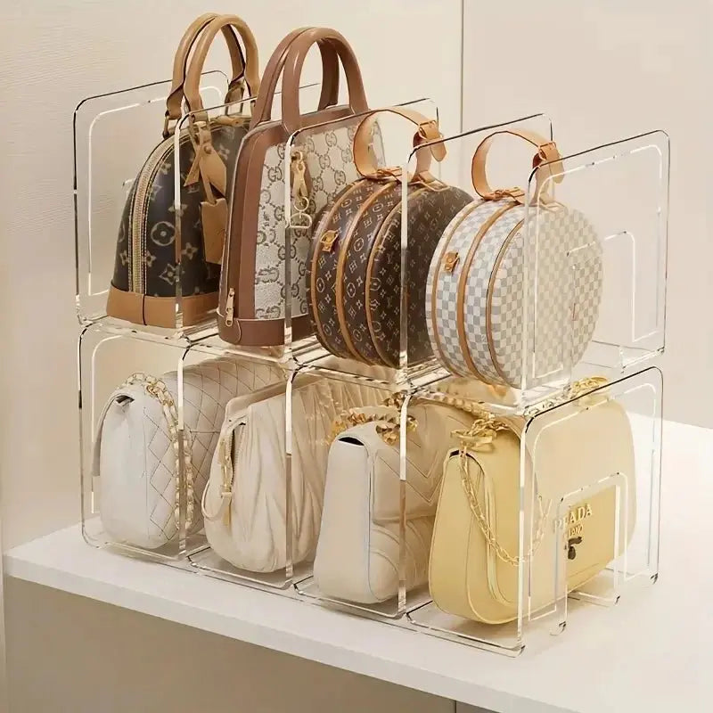 Transparent Handbag Wallet Storage Rack - House Flexa