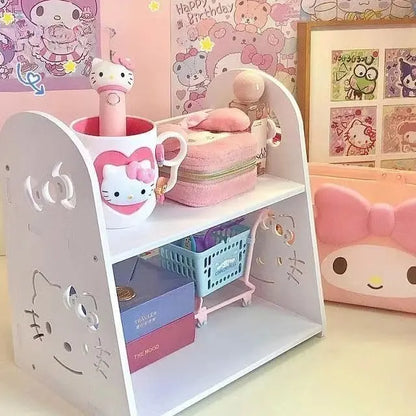 Kawaii HelloKitty Desktop Storage Rack - House Flexa