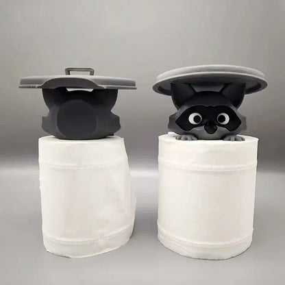 3D Printed Raccoon Toilet Paper Holder - House Flexa