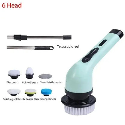 Wireless Electric Cleaning Brush Rotating Scrubber - House Flexa