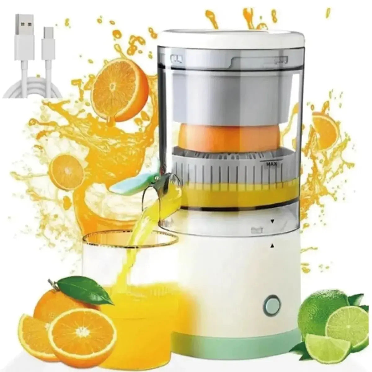 Portable USB Rechargeable Citrus Juicer - House Flexa