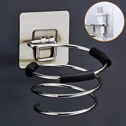 Stainless Steel Hair Dryer Holder - House Flexa