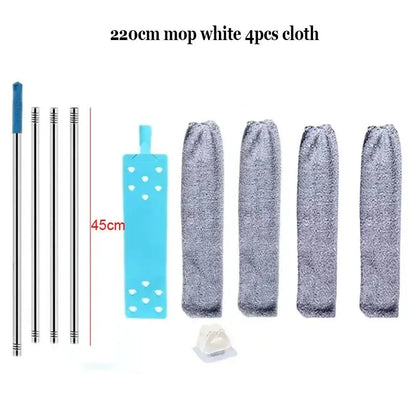 Telescopic Long Handle Microfiber Broom Dust Cleaner - House Flexa