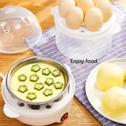 Multifunctional Electric Egg Boiler Steamer - House Flexa