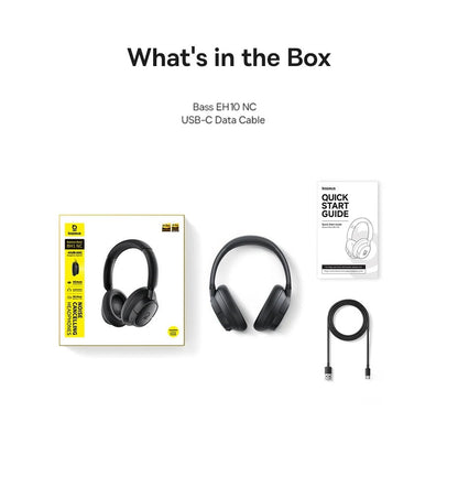 Baseus Bowie H1s Wireless Headphones | Bluetooth 5.4 Noise Canceling 120H Battery - House Flexa