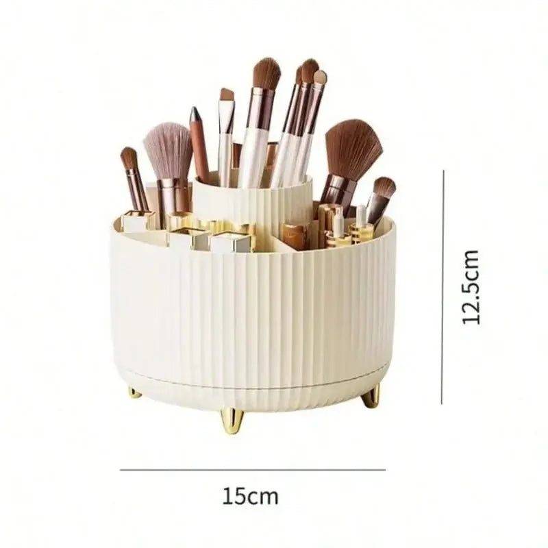360 Degree Rotating Makeup Cosmetic Storage - House Flexa