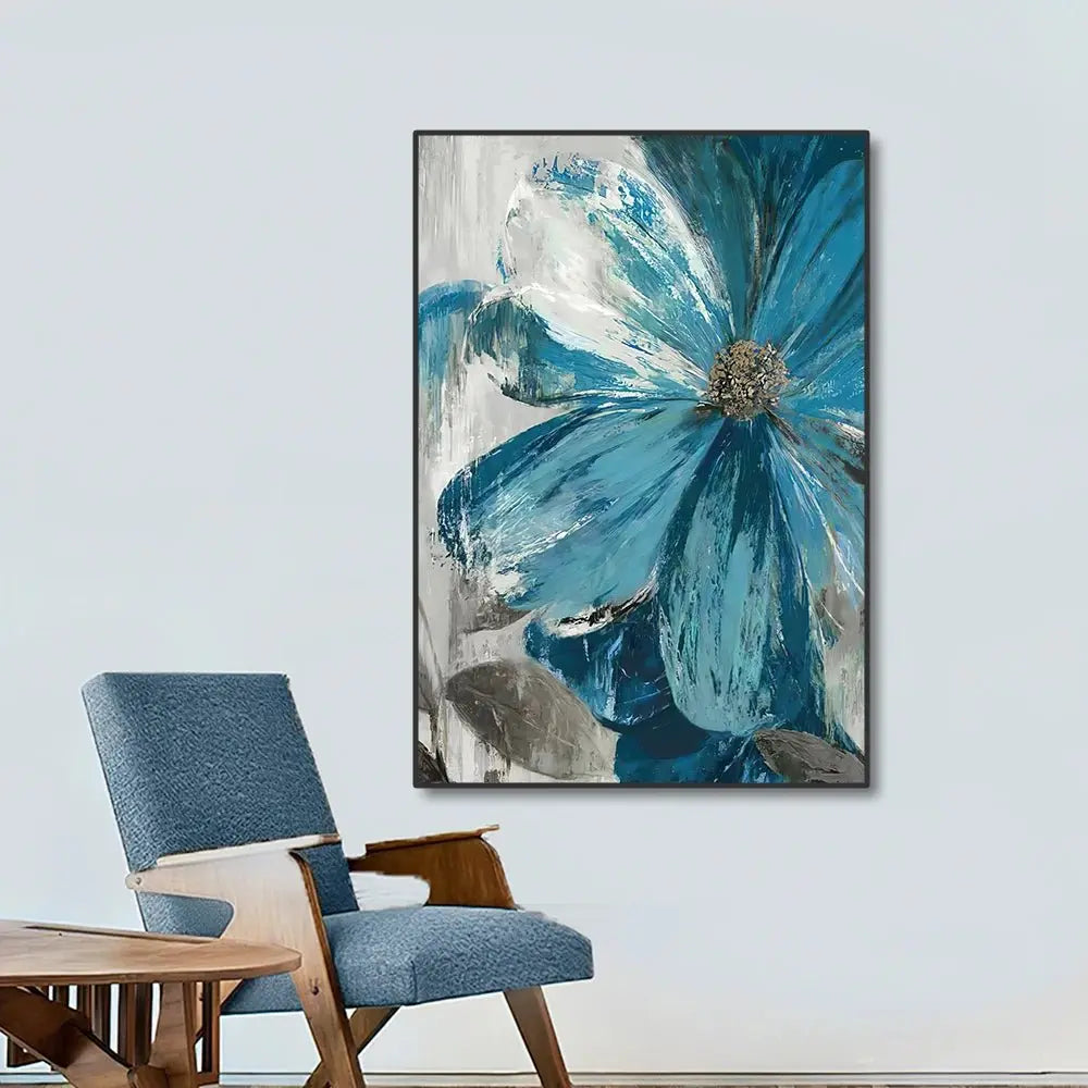 Botanical Flower Canvas Wall Art - House Flexa