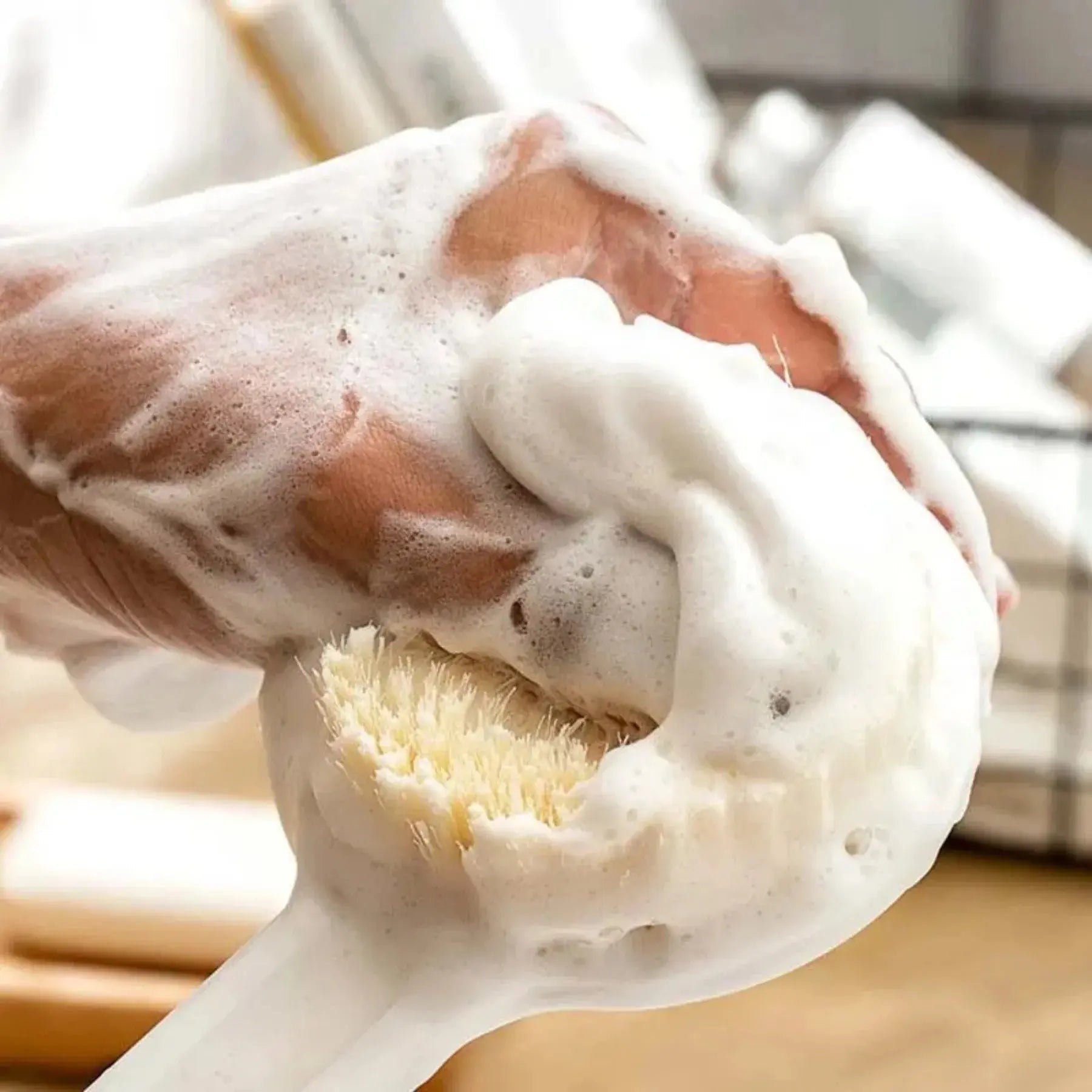 Long Handle Soft Bristle Bath Brush - House Flexa