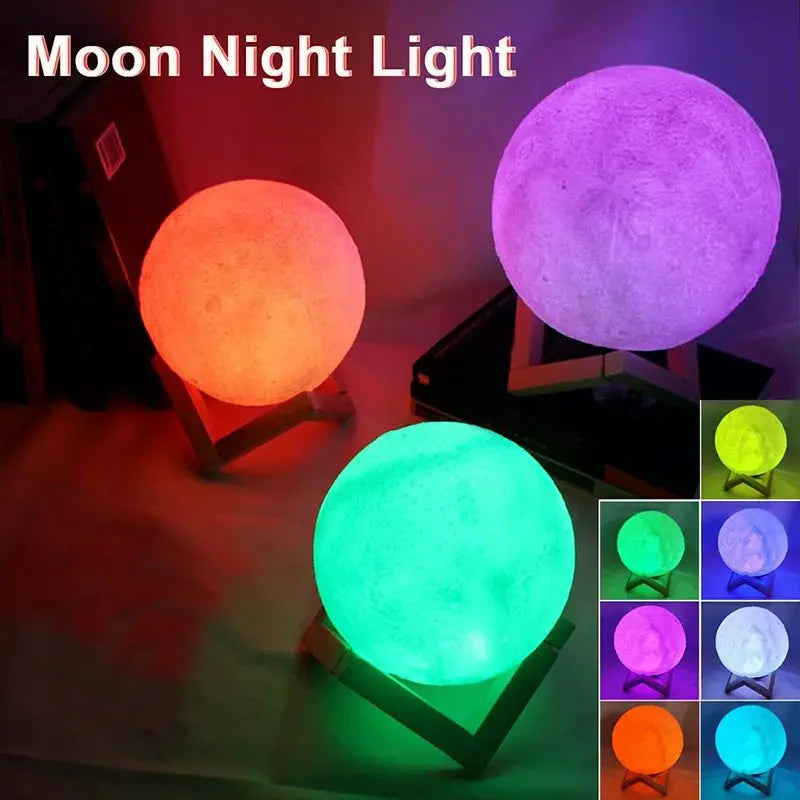LED Moon Night Light - House Flexa