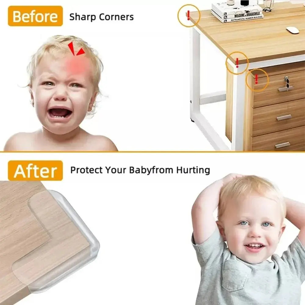Transparent Silicone Table Corner Guards - House Flexa