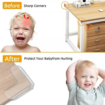 Transparent Silicone Table Corner Guards - House Flexa