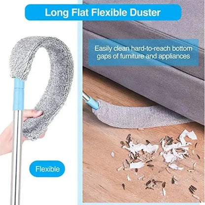 Telescopic Long Handle Microfiber Broom Dust Cleaner - House Flexa