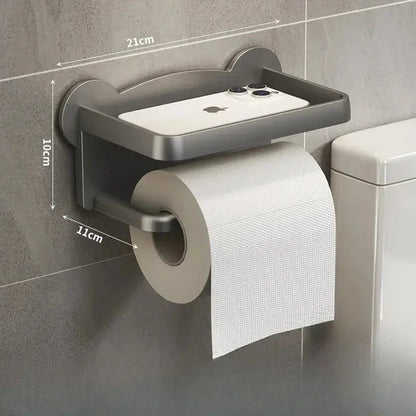 Wall Mounted Toilet Tissue Holder Shelf - House Flexa