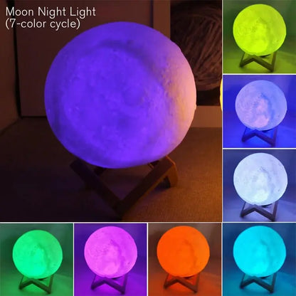 LED Moon Night Light - House Flexa