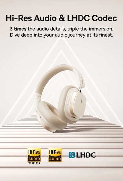 Baseus Bowie H1s Wireless Headphones | Bluetooth 5.4 Noise Canceling 120H Battery - House Flexa
