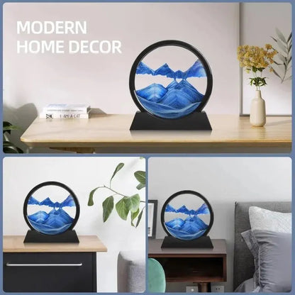 3D Quicksand Sand Art Hourglass Glass - House Flexa